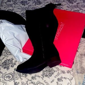 Shoe Dazzle over the knee for wide calves